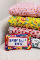 Baby Got Back Mini Needlepoint Pillow - Throw Pillows - Furbish Studio - The Grove