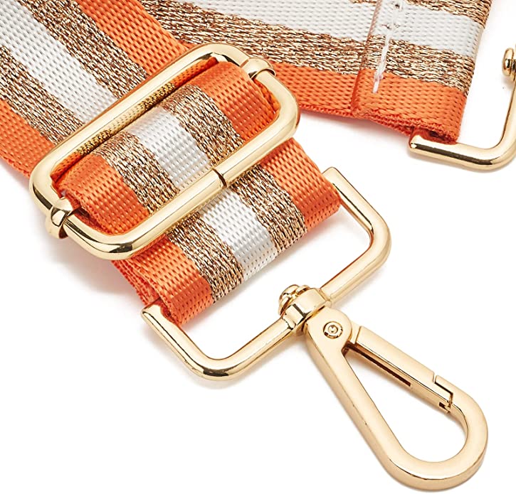 Bag Strap | Orange & Gold Stripe - Bag Strap - Twist - The Grove