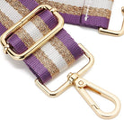 Bag Strap | Purple & Gold Stripe - Bag Strap - Twist - The Grove