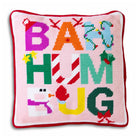 Bah Humbug Needlepoint Pillow - Throw Pillows - Furbish Studio - The Grove