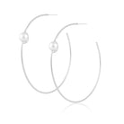 Belize Pearl Hoop - Earrings - Sahira Jewelry Design - The Grove