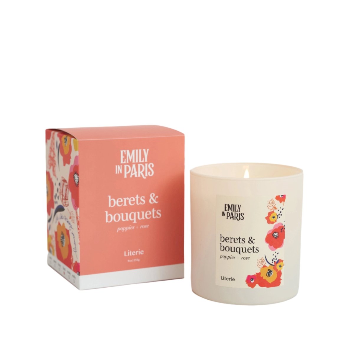 Berets & Bouquets Candle - Literie Candles - The Grove