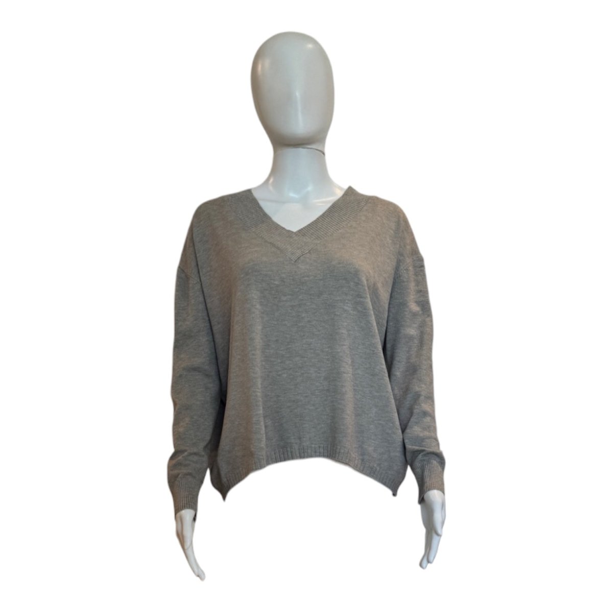 Betula Sweater | Grey Melange - Sweaters - Deluc - The Grove