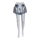 Blue Palm Trees Richelieu Shorts - Shorts - FARM Rio - The Grove