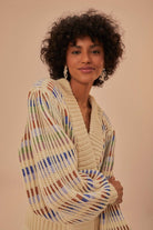 Bold Stitch Knit Cardigan - Sweaters - FARM Rio - The Grove