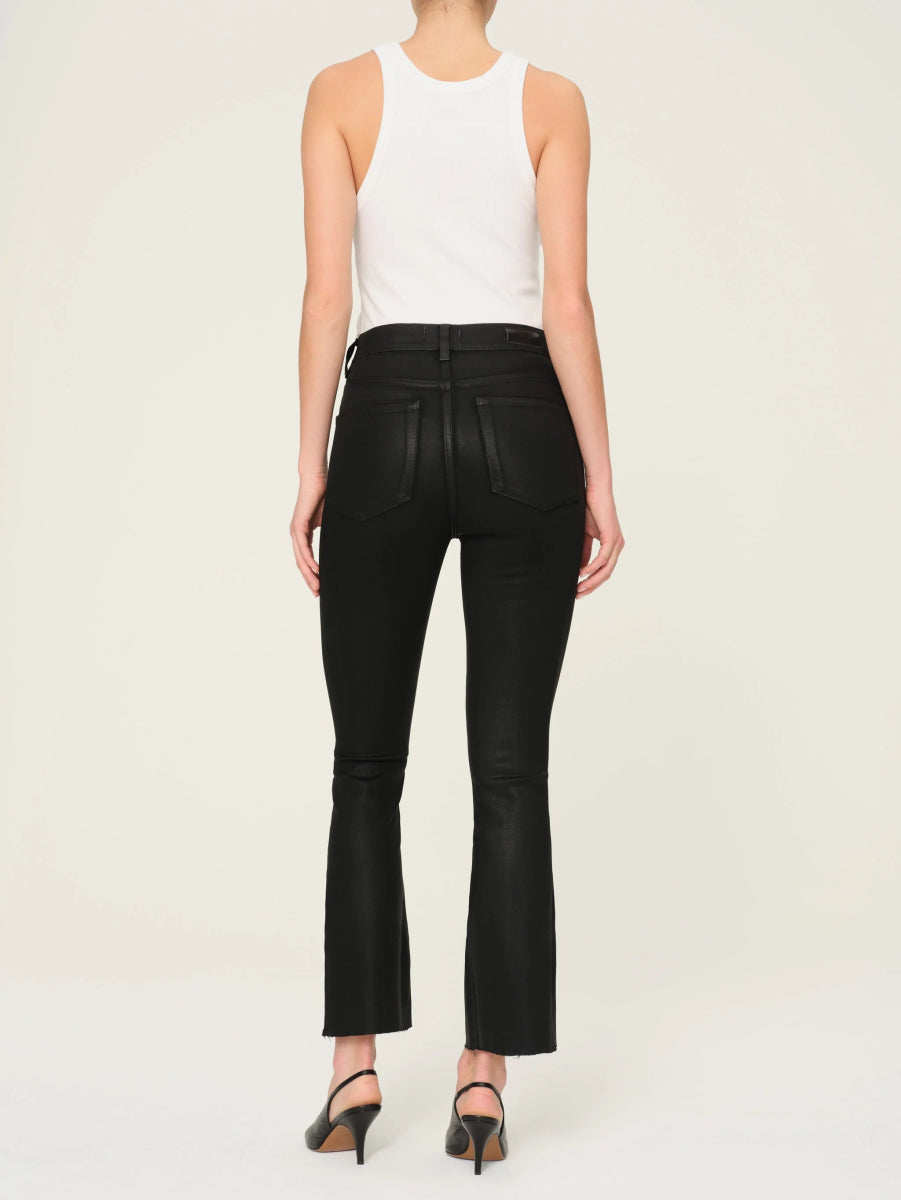 Bridget Boot High Rise Instasculpt Crop Jeans | Black Coated - Jeans - DL1961 - The Grove