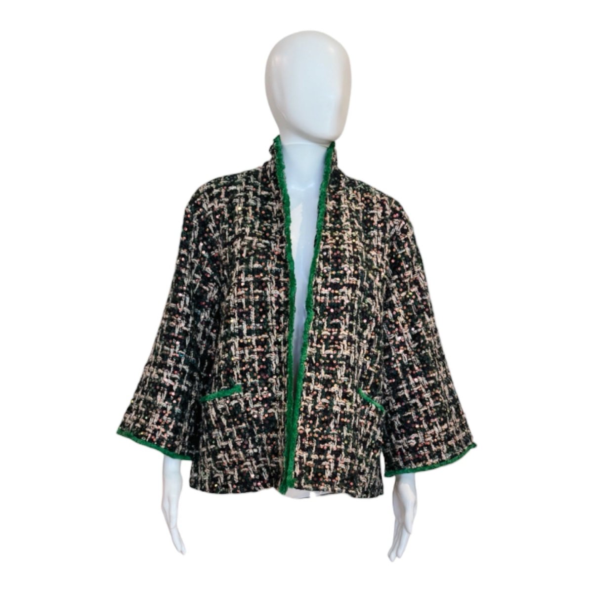 Bridget Tweed Jacket | Green - The Grove