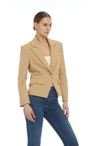 Bridgette Blazer | Camel - Blazer - Patty Kim - The Grove