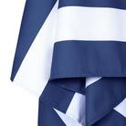 Cabana Stripe Quick Dry Towel | Whitsunday Blue-Beach Towels-Dock & Bay-The Grove