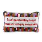 Can't Go Out Needlepoint Pillow - Throw Pillows - Furbish Studio - The Grove