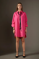 Carole Classic Collared Shirt Dress - Dresses - English Factory - The Grove