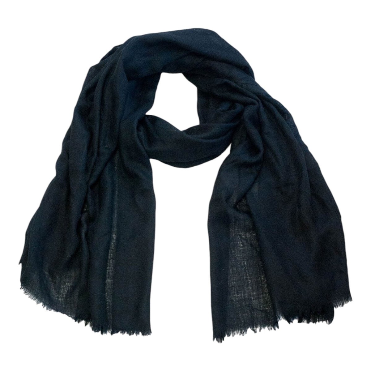 Cashmere Pashmina Scarf | Black - Scarves - Gretchen Scott - The Grove