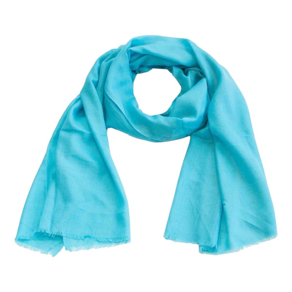 Cashmere Pashmina Scarf | Turquoise - Scarves - Gretchen Scott - The Grove