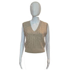 Cassie Chunky Cable Knit Vest - Vests - English Factory - The Grove