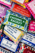 Causing A Racket Needlepoint Pillow - Throw Pillows - Furbish Studio - The Grove