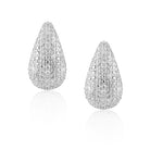 Celine CZ Raindrop Earrings | Silver - Earrings - Sahira - The Grove