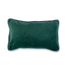 Charliss Velvet Lumbar Pillow | Green + Aqua - Throw Pillows - Furbish Studio - The Grove