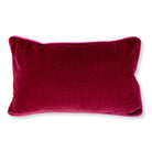 Charliss Velvet Lumbar Pillow | Wine + Hot Pink - Throw Pillows - Furbish Studio - The Grove