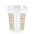 Cheers Vertical Wrap Frost Flex Cups - Party Cups - Sassy Cups LLC - The Grove