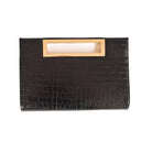 Chloe Croc Clutch | Black - Handbags - Lisi Lerch - The Grove