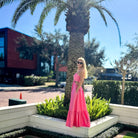 Chrissy Cut Out Maxi Dress | Bubblegum - Dresses - Kasia - The Grove