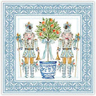 Christmas Citrus Nutcrackers Orange Tree Square Placemat - Paper Placemats - RosanneBeck Collections - The Grove