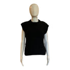 Chunky Knit Sweater Vest | Black - Sweaters - English Factory - The Grove