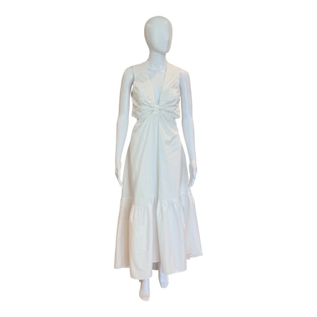 Cressida Cutout Dress | Ivory-Dresses-Dress Forum Los Angeles-The Grove