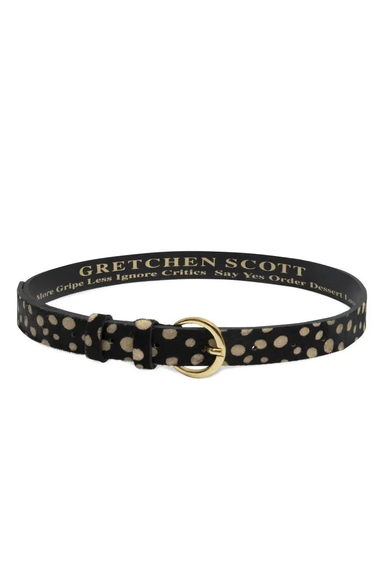 Crue Belt | Dalmatian - Belts - Gretchen Scott - The Grove