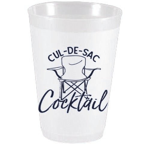 Cul De Sac Cocktail Frost Flex Cups - Party Cups - Sassy Cups LLC - The Grove