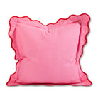 Darcy Linen Pillow | Light Pink + Cherry - Throw Pillows - Furbish Studio - The Grove