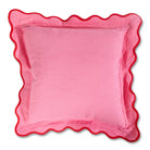 Darcy Linen Pillow | Light Pink + Cherry - Throw Pillows - Furbish Studio - The Grove