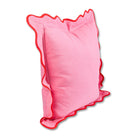 Darcy Linen Pillow | Light Pink + Cherry - Throw Pillows - Furbish Studio - The Grove