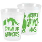 Drink Up Grinches Frost Flex Cups - Party Cups - Sassy Cups LLC - The Grove