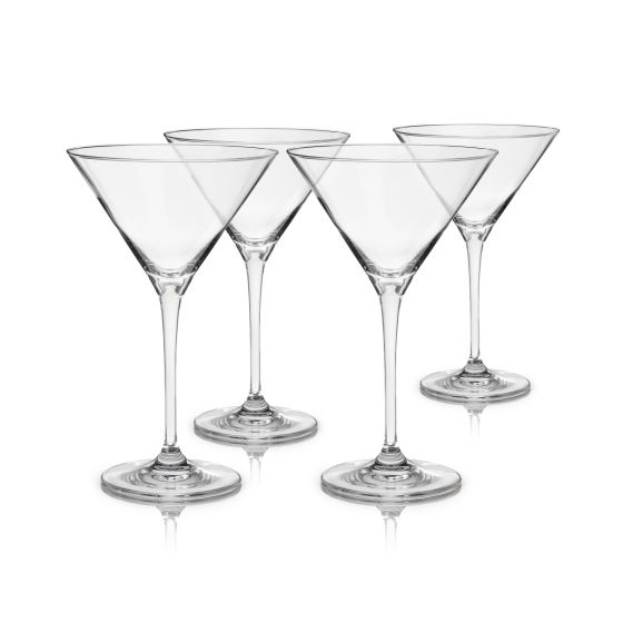 European Crystal Martini Glasses-Martini Glass-Clementine WP-The Grove