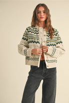 Finley Fair Isle Cardigan - Sweaters - MIOU MUSE - The Grove