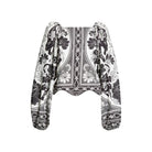 Flower Leopards Long Sleeve Blouse - Shirts & Tops - FARM Rio - The Grove