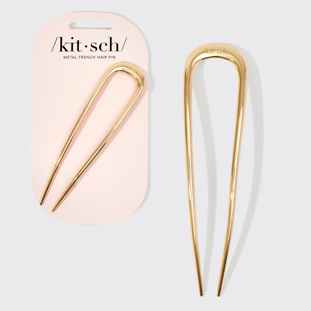 French Hair Pin | Gold - Hair Accessories - KITSCH - The Grove