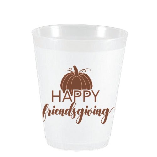 Friendsgiving Frost Flex Cups - Party Cups - Sassy Cups LLC - The Grove