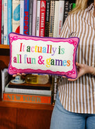 Fun And Games Needlepoint Pillow - Throw Pillows - Furbish Studio - The Grove