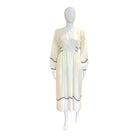 Gabrielle Dress | Cream & Brown - Dresses - Love Binetti - The Grove