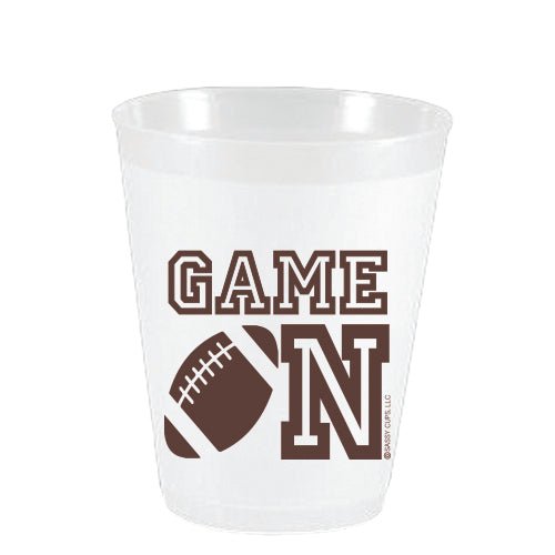 Game On Football Frost Flex Cups - Party Cups - Sassy Cups LLC - The Grove