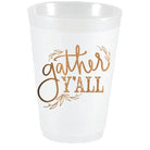 Gather Yall Script Frost Flex Cups - Party Cups - Sassy Cups LLC - The Grove