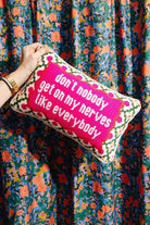 Get On My Nerves Needlepoint Pillow - Throw Pillows - Furbish Studio - The Grove