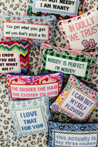 Get What You Get Needlepoint Pillow - Throw Pillows - Furbish Studio - The Grove