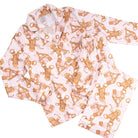 Gingerbread House Flannel PJ Set - Pajamas - 8 Oak Lane - The Grove