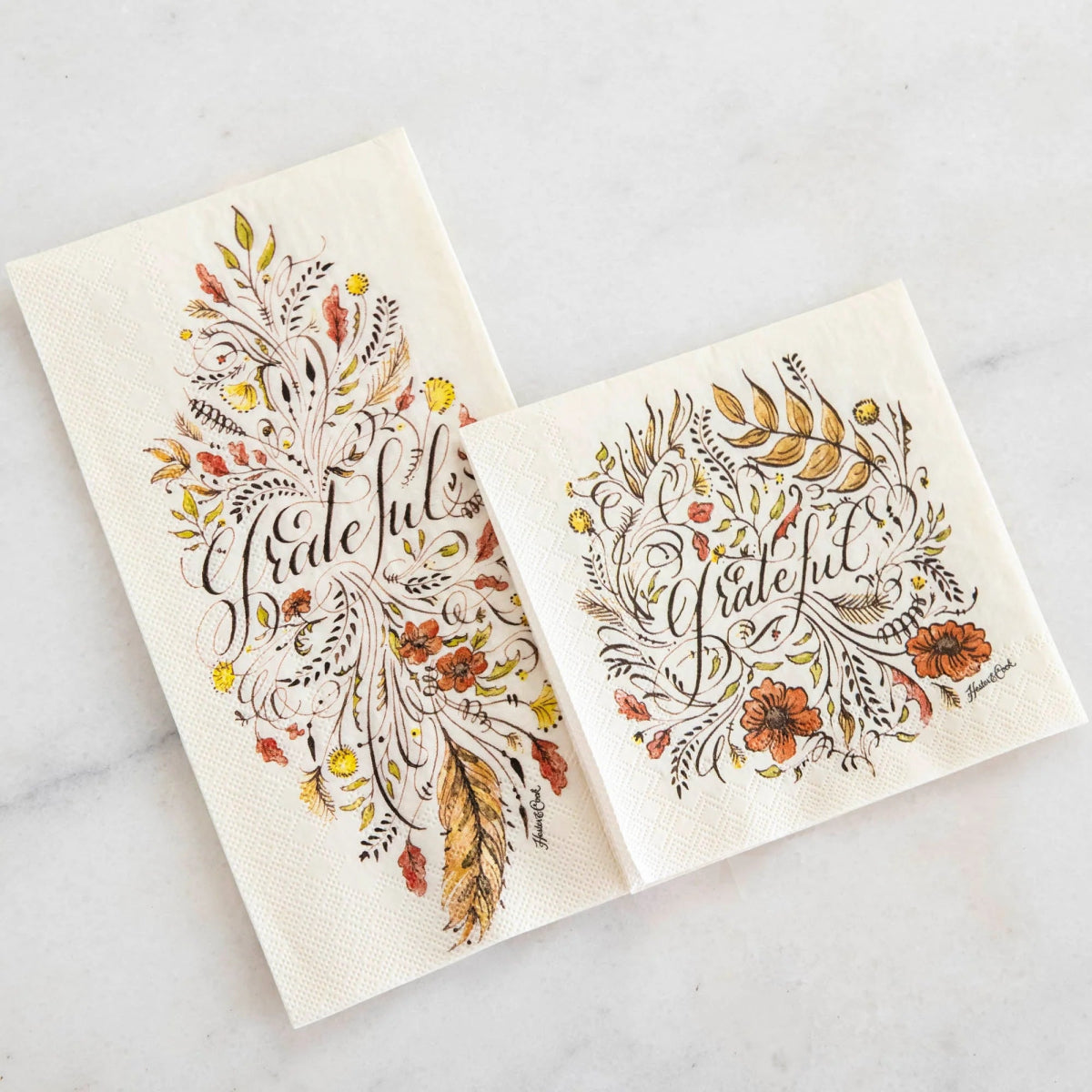 Grateful Cocktail Napkins - Paper Napkins - Hester & Cook - The Grove