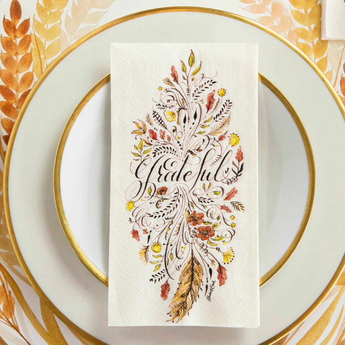 Grateful Guest Napkins - Guest Towels - Hester & Cook - The Grove