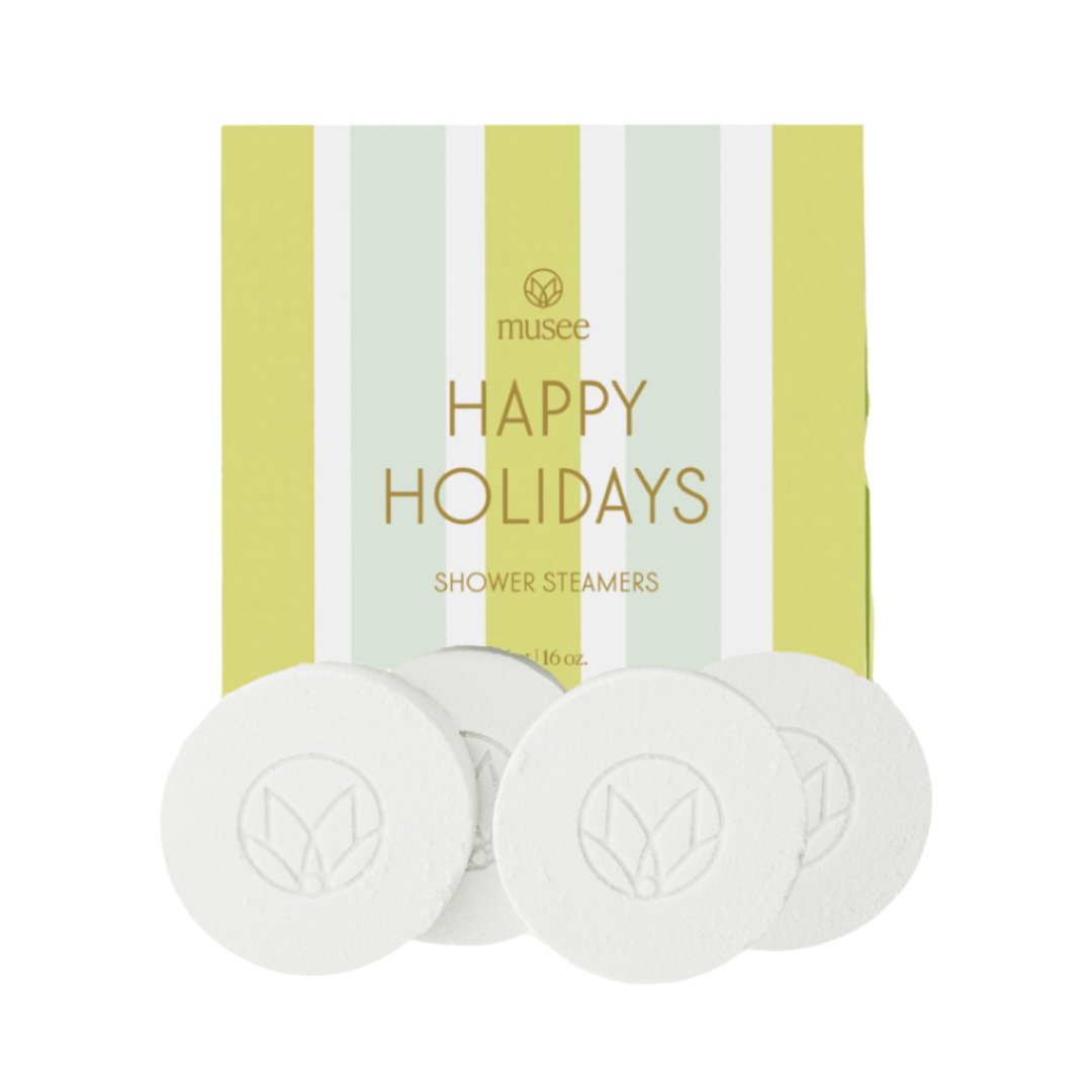 Happy Holidays Shower Steamers - Shower Steamer - Musee - The Grove