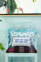 High - End Gays Needlepoint Pillow - Throw Pillows - Furbish Studio - The Grove